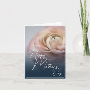 Happy Mother's Day with Big Pink Rose Card