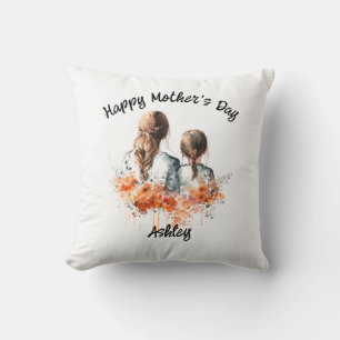 Happy Mother's Day with Daughter    Cushion