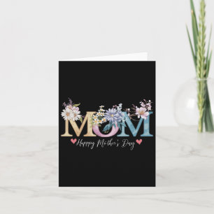 Happy Mother's Day With Floral Mum Card