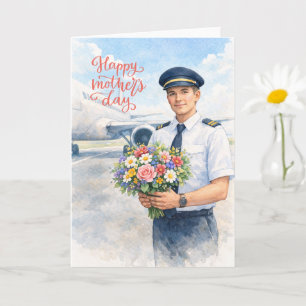 Happy Mother's Day with flowers from Pilot Card