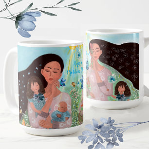 Happy Mother's Day with kids Coffee Mug