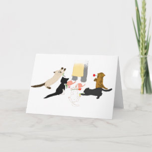 Happy Mother's Day with Kitty Greeting Card