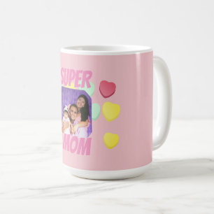 Happy Mother's Day With Love Red colorful hearts Coffee Mug