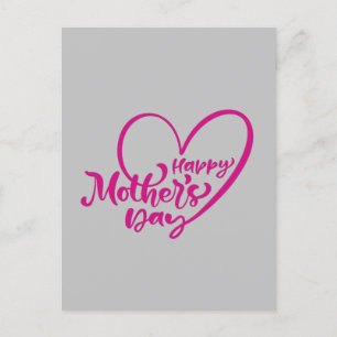  Happy Mothers Day With My Love    Postcard