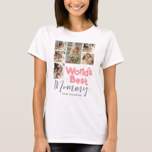 Happy mothers Day, world's best mummy Photo T-Shirt