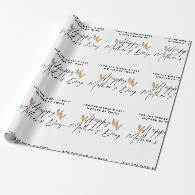 Happy Mother's Day  Wrapping Paper (Unrolled)