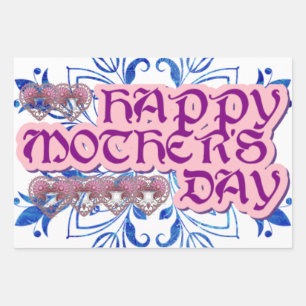 happy mother's day wrapping paper sheet