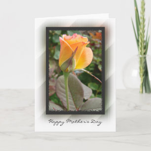 Happy Mother's Day Yellow Rose Card