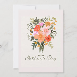 Happy mothersday holiday card