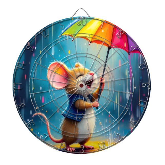 Happy Mouse #2 Dartboard (Front)