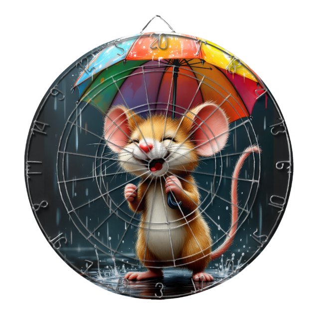 Happy Mouse  Dartboard (Front)