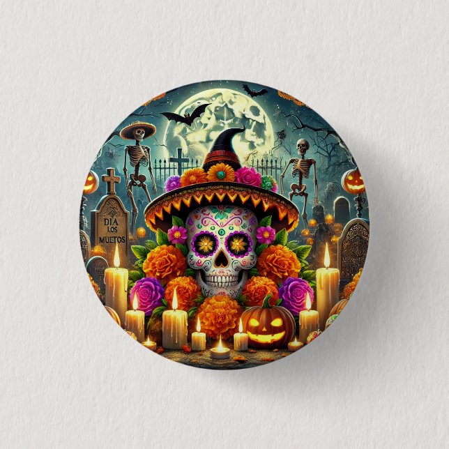 Happy Mouse Pads Halloween  3 Cm Round Badge (Front)