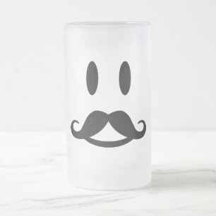 Happy Moustache mug - choose style