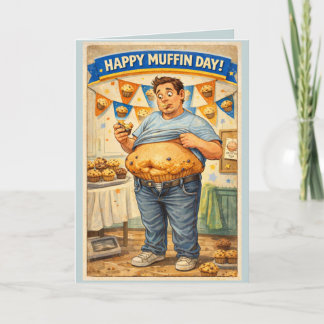 Happy Muffin Day Greeting Card