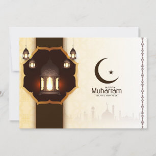 Happy Muharram Holiday Card
