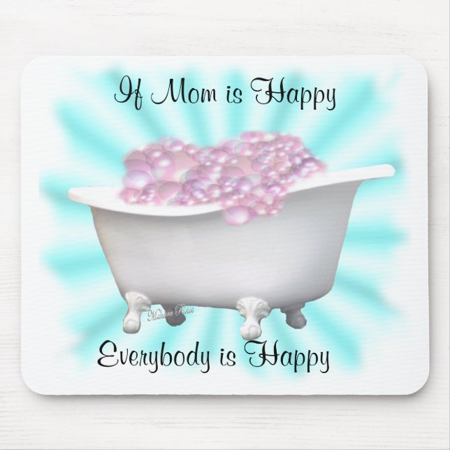 Happy Mum-customise Mouse Mat (Front)