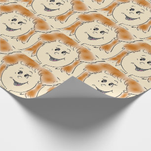 Happy Mum Face Wrapping Paper
