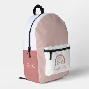 Happy Mummy Boho Rainbow Backpack