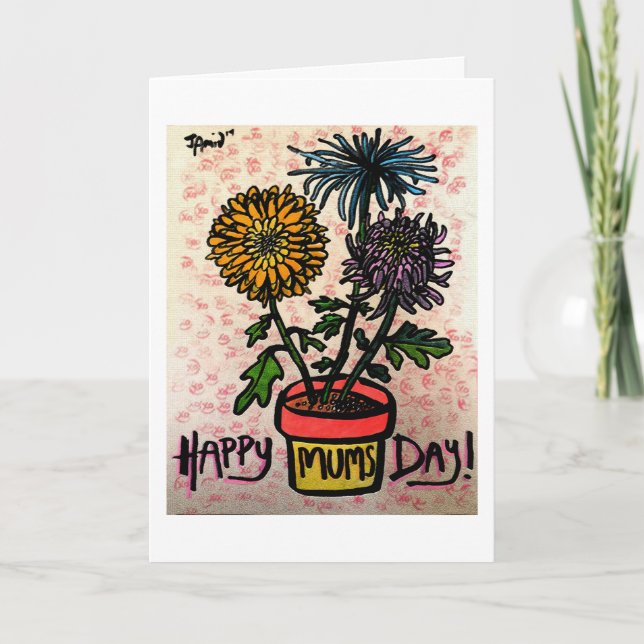 Happy Mums Day Card (Front)