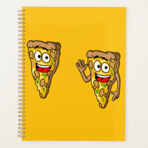 Happy Mushroom Pizza Slices Planner