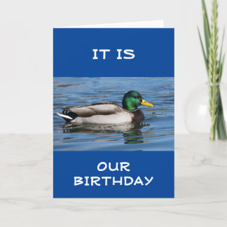 HAPPY "MUTUAL BIRTHDAY" JUST DUCKIE!!! CARD