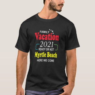 Happy Myrtle Beach Family Vacation 2021 Stars T-Shirt