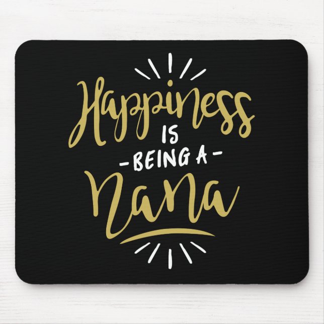Happy Nana Mouse Mat (Front)