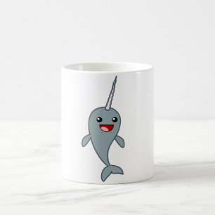 Happy Narwhal Coffee Mug