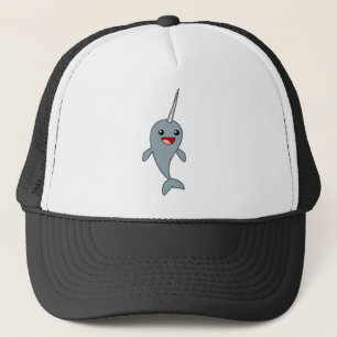 Happy Narwhal Trucker Hat