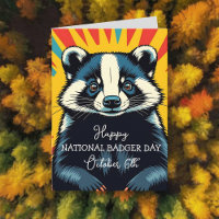 Happy National Badger Day - October 6th