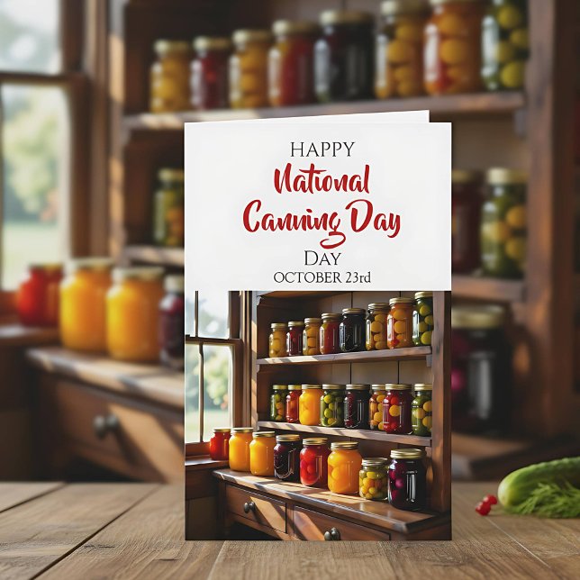 Happy National Canning Day | Oct 23rd Card (Creator Uploaded)