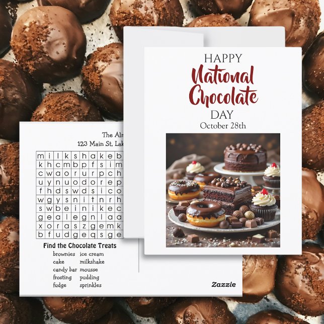 Happy National Chocolate Day | October 28th Postcard (Creator Uploaded)