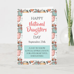 Happy National Daughters Day Card