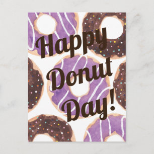 Happy National Doughnut Day Postcard