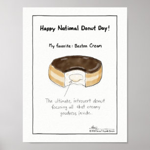 Happy National Doughnut Day! Poster
