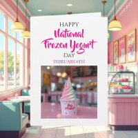 Happy National Frozen Yogurt Day | Feb 6th