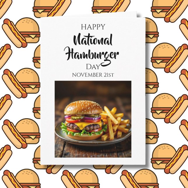 Happy National Hamburger Day | Dec 21st Card (Creator Uploaded)