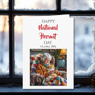 Happy National Hermit Day   October 29th Card
