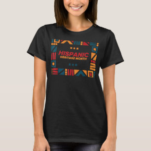 Happy National Hispanic Heritage Month All Countri T-Shirt