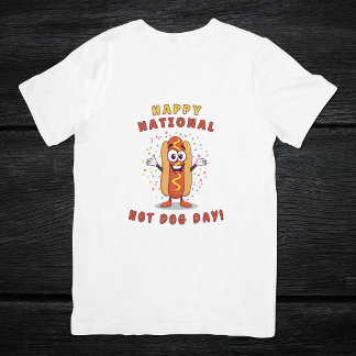 Happy National Hot Dog Day Mens T-Shirt