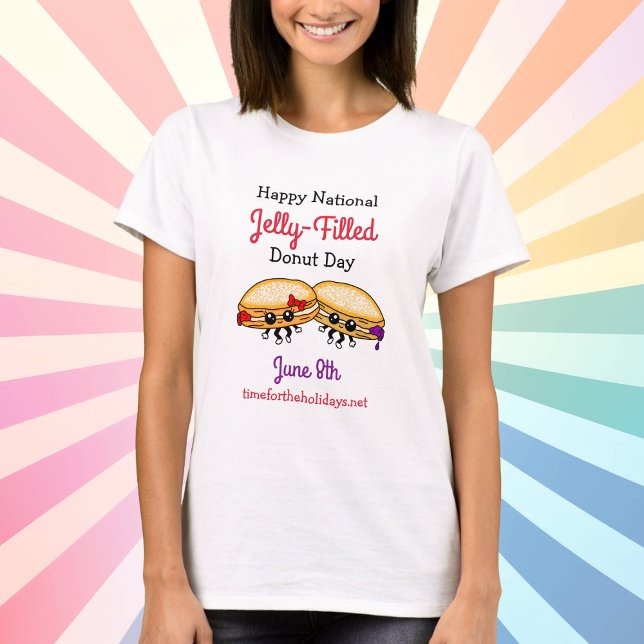 Happy National Jelly-Filled Doughnut Day - June 8t T-Shirt (Creator Uploaded)
