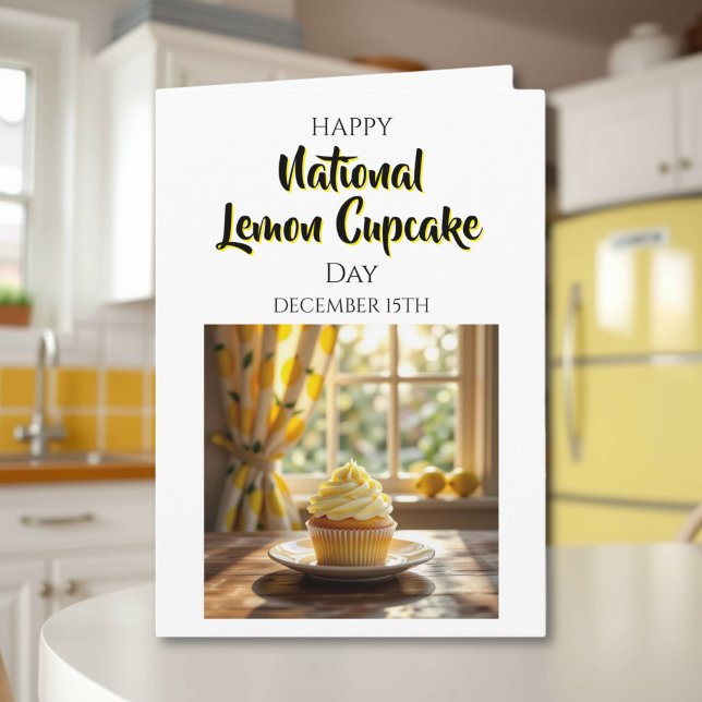 Happy National Lemon Cupcake Day | December 15th Card (Creator Uploaded)