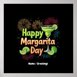  Happy National Margarita Day Celebrations Poster