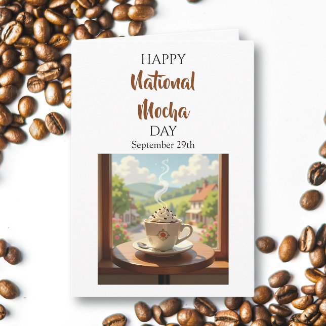 Happy National Mocha Day - Sept 29th Card (Creator Uploaded)
