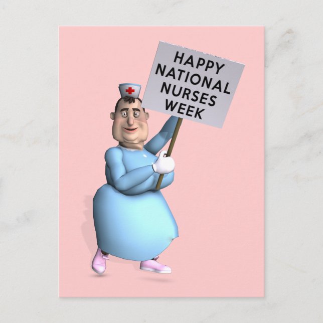 Happy National Nurses Week! Postcard (Front)