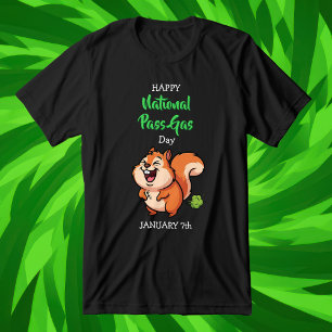 Happy National Pass Gas Day   January 7th Tri-Blend Shirt