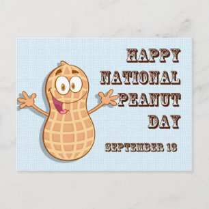 Happy National Peanut Day September 13 Postcard