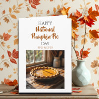 Happy National Pumpkin Pie Day Recipe 