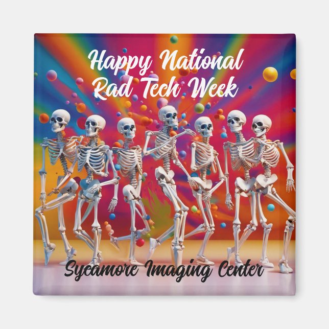 Happy National Rad Tech Week Magnet (Front)