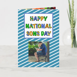 Happy National Sons Day   September 28th Card